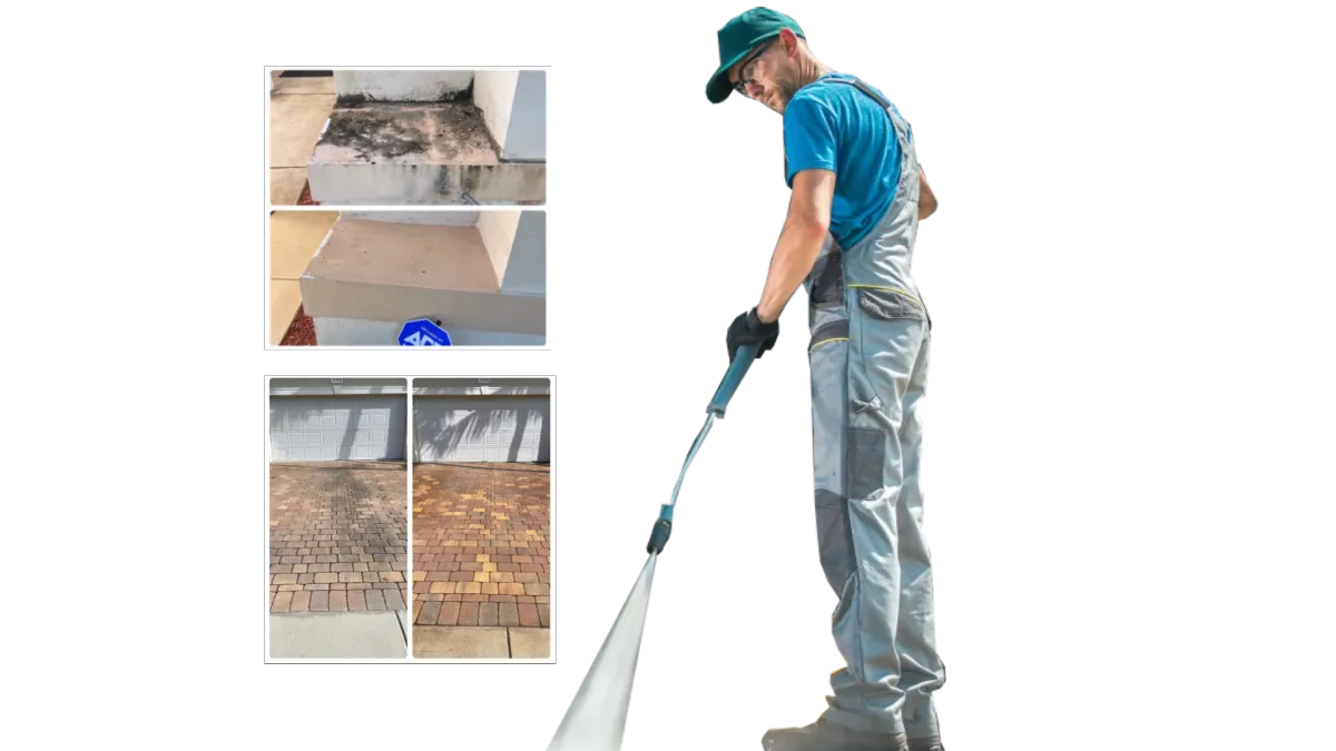 Pressure Washing near me, Driveway cleaning