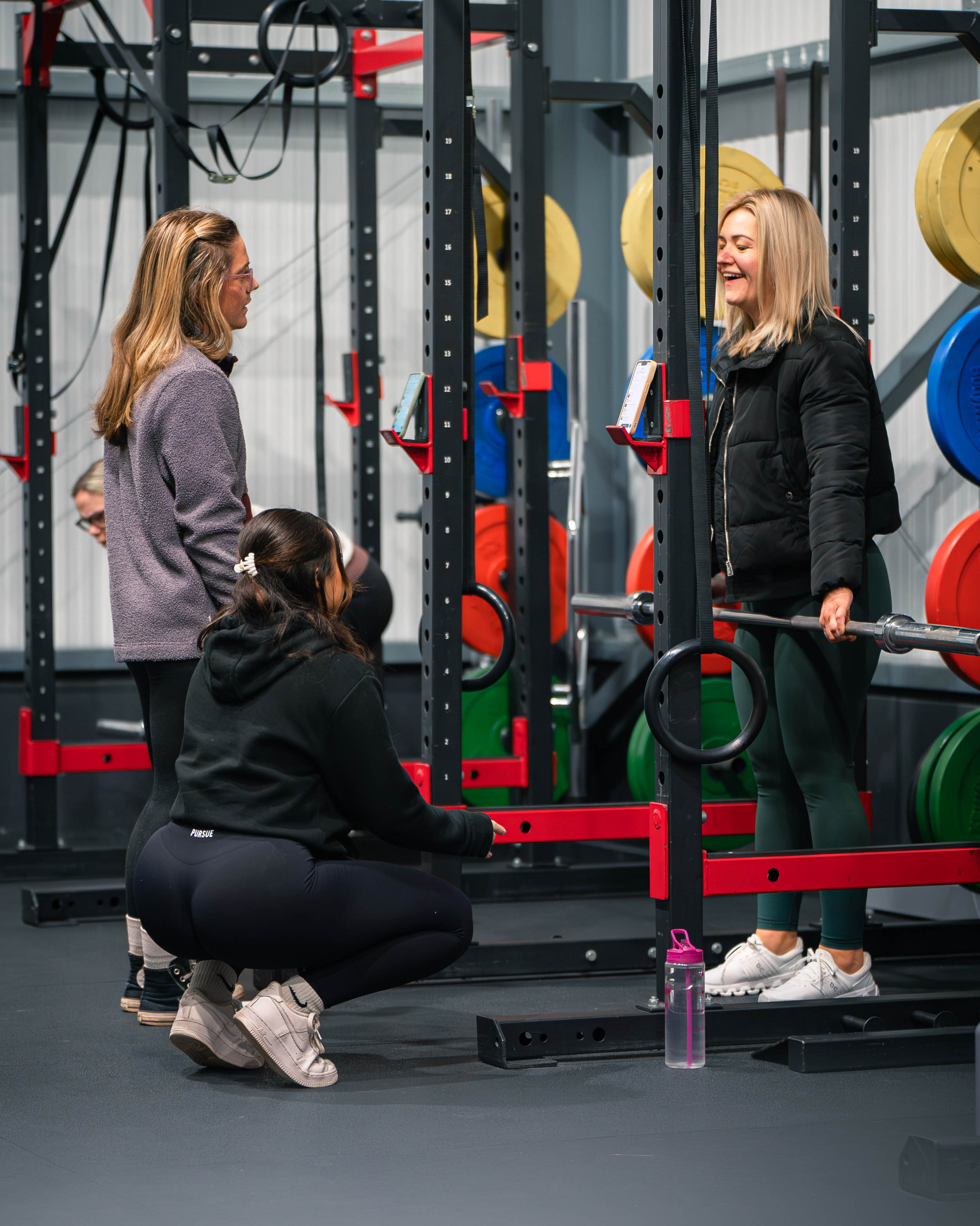 Man running with headphones in a forest