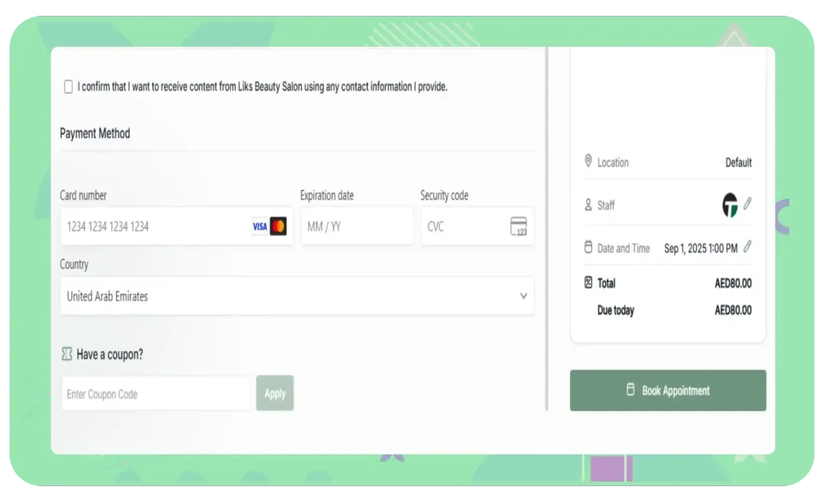 TRIGGANT CRM Service Payment