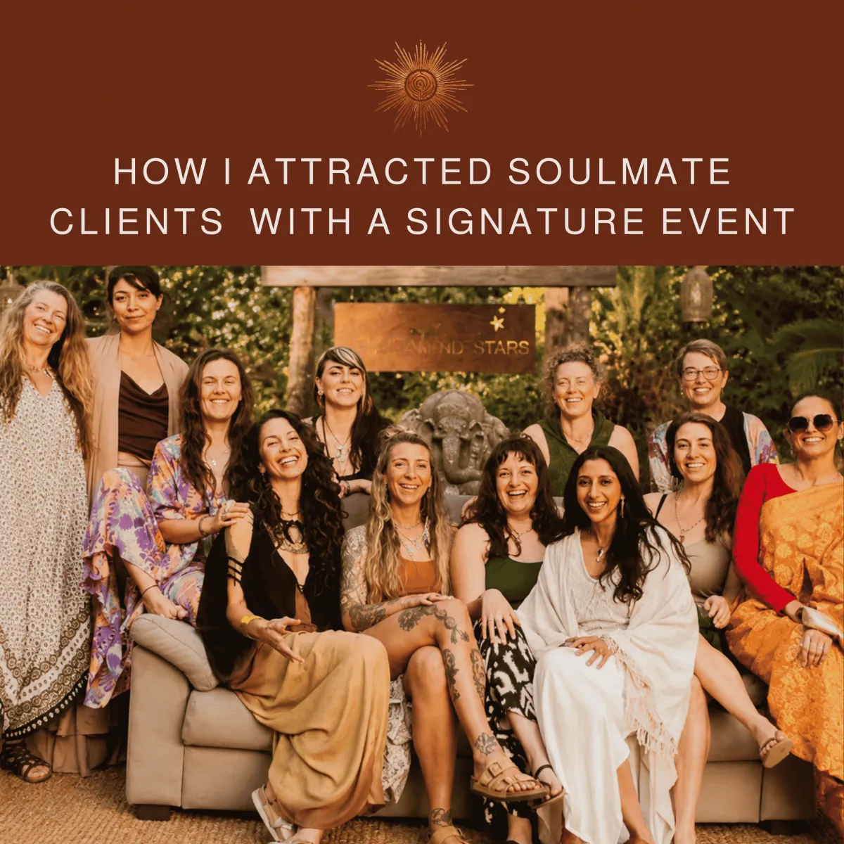 Aria Tau facilitating an intimate gathering of women