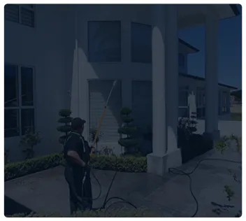 Vinyl siding soft washing and dirt removal for Edmonton homes.