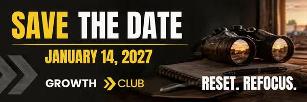 Save the Date: GrowthCLUB, January 14, 2027