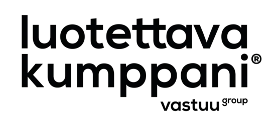 Luotettava kumppani logo