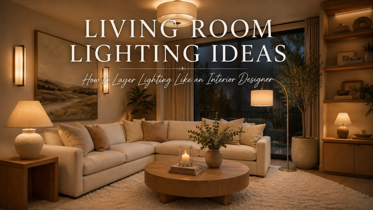 Living Room Lighting Ideas | Layer Lighting Like a Designer