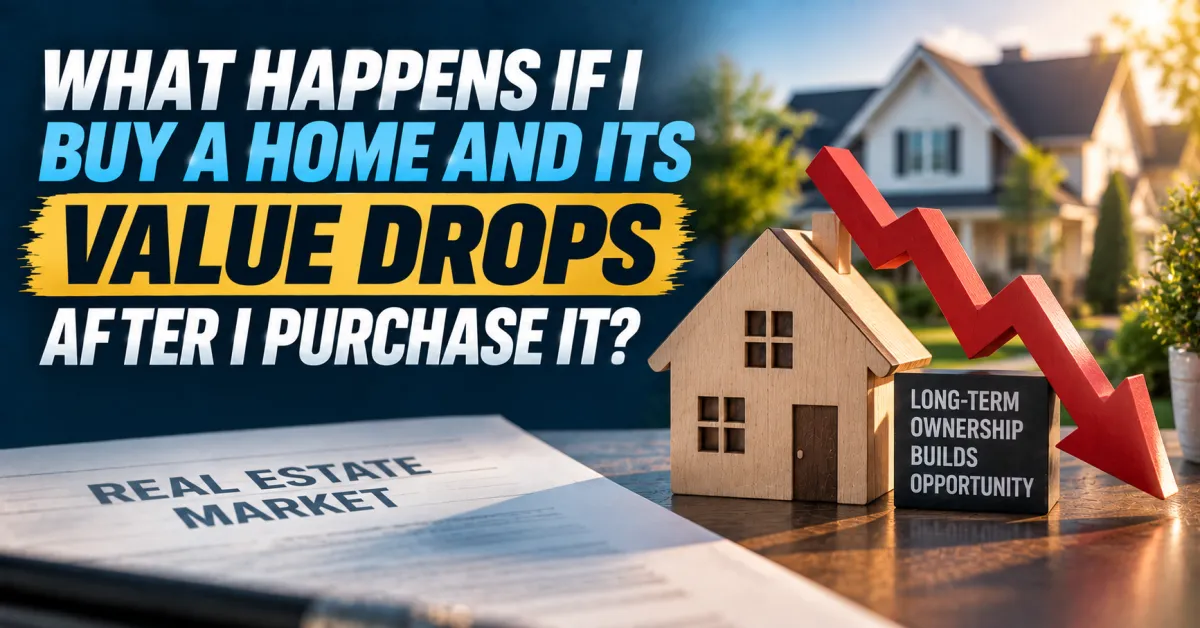 What Happens If Home Values Drop After You Buy and Here Is the Honest Answer Worth Knowing
