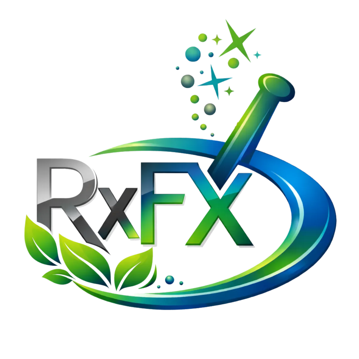 The RxFx Wellness logo represents quality, purity, potency, health and wellness.