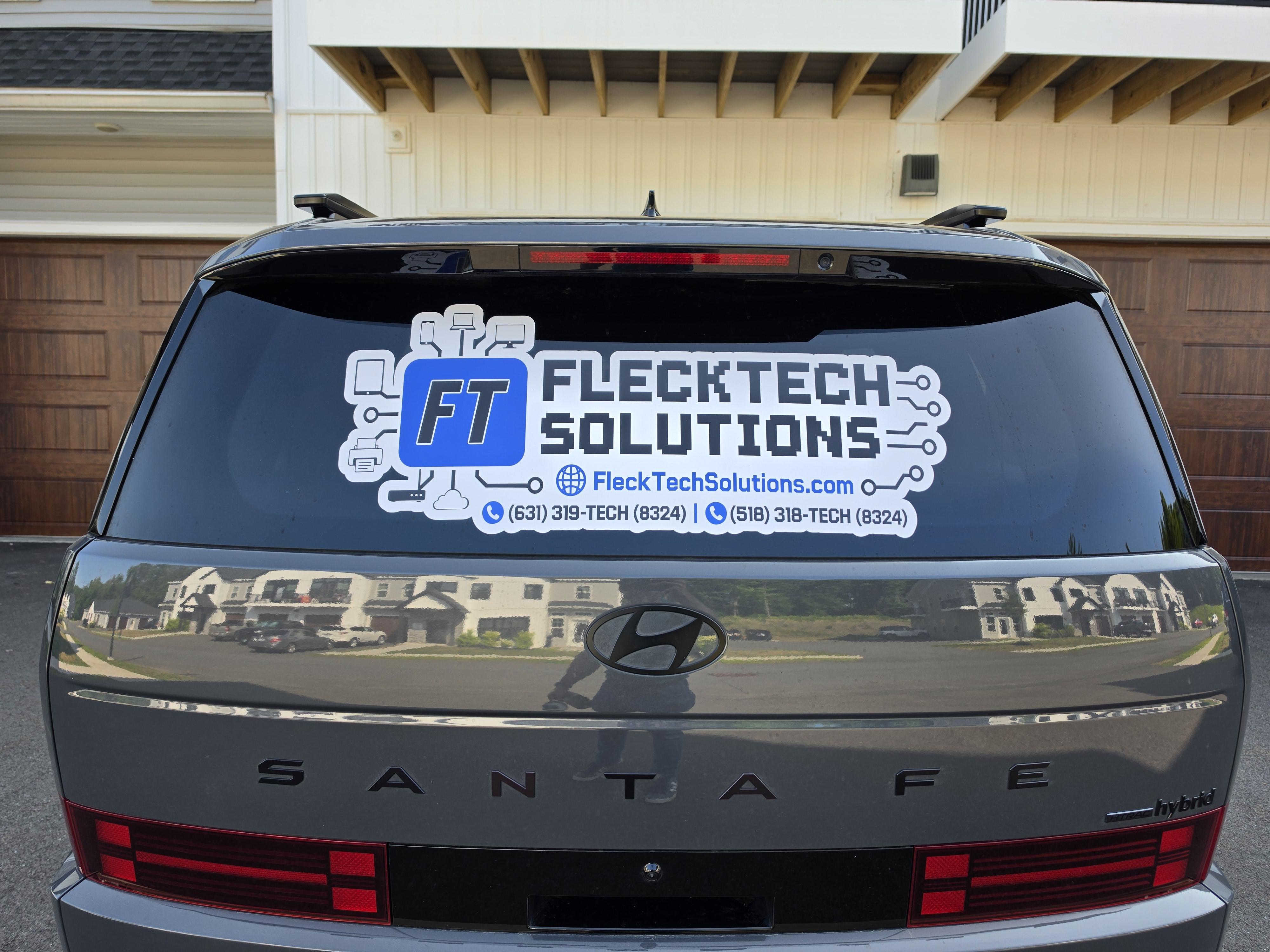 FleckTech Solutions Vehicle Decal