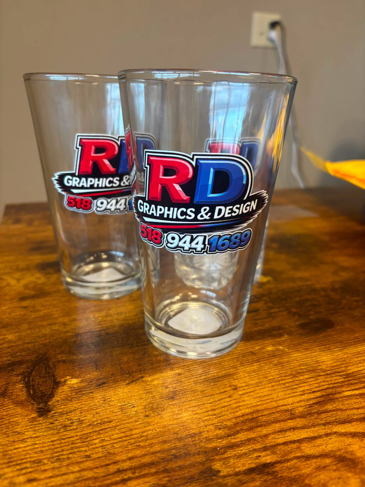 RD Graphics & Design Glassware