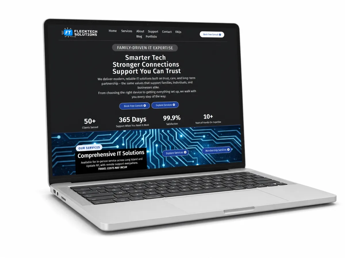 FleckTech Solutions Custom Website