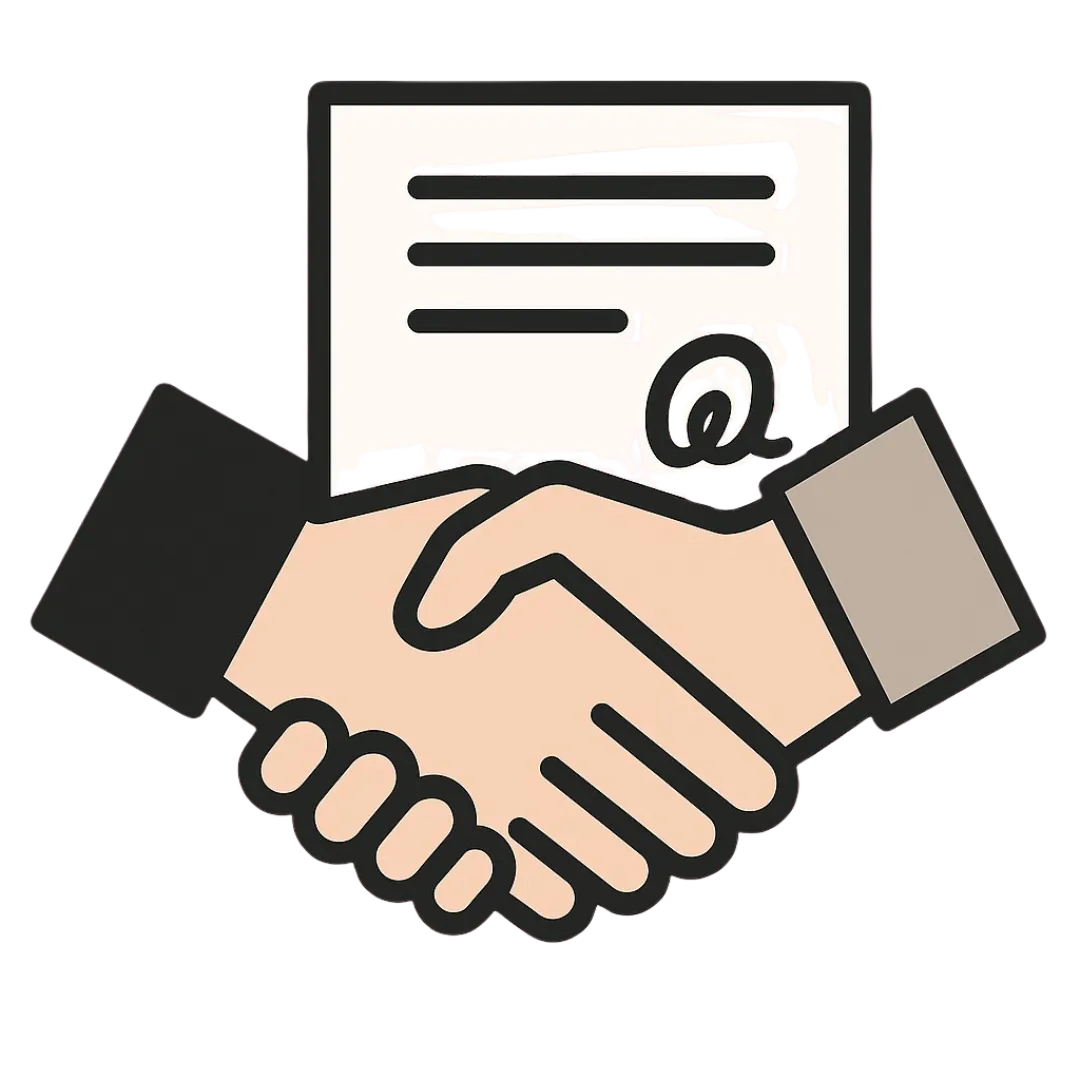 Agreement icon - we buy houses in connecticut, sell your house fast, green pear homes, cash home buyers