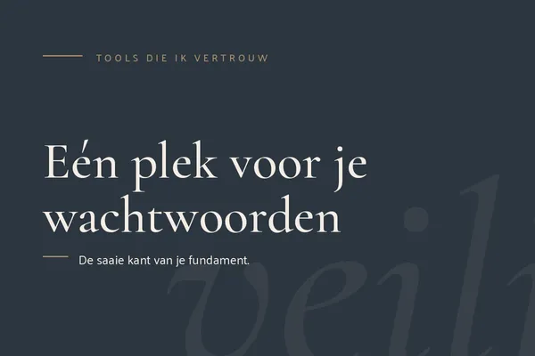 1Password voor ondernemers: mijn ervaring