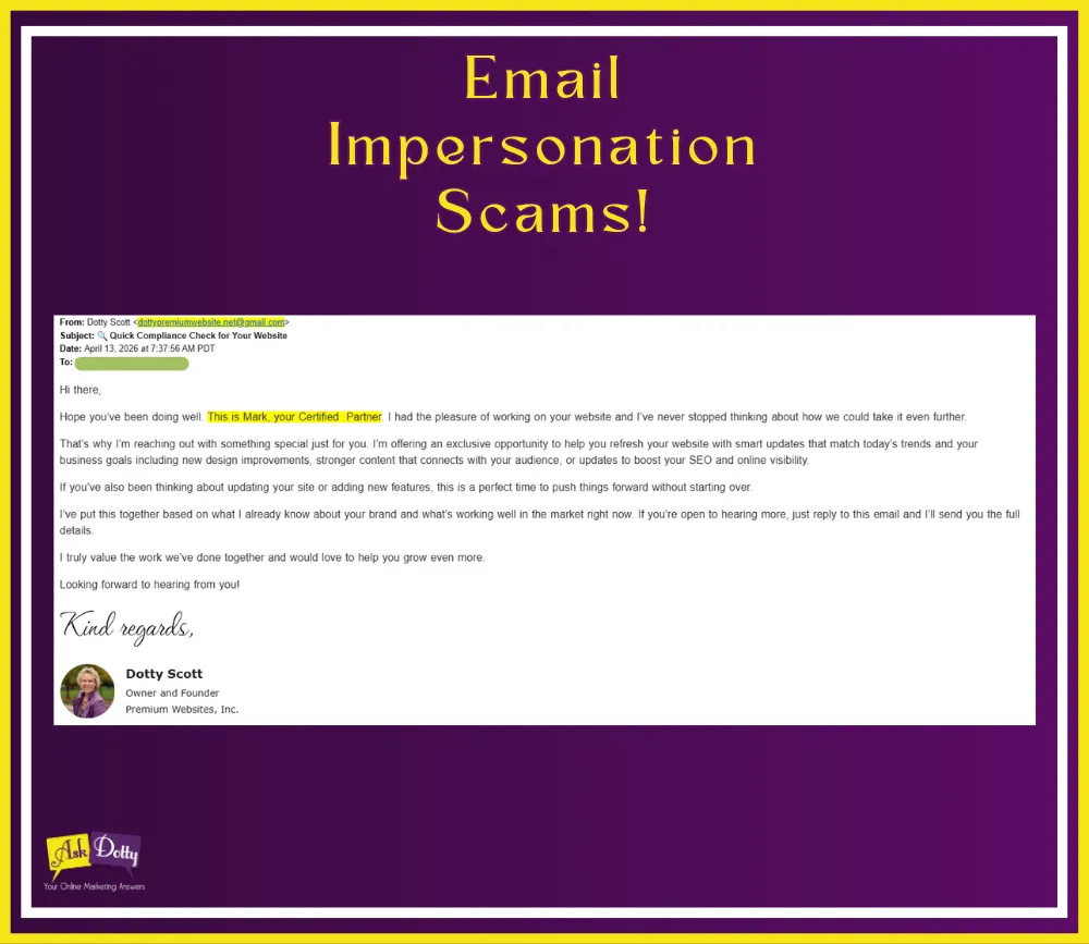 That Email From Your Web Designer? It Might Not Be From Them at All