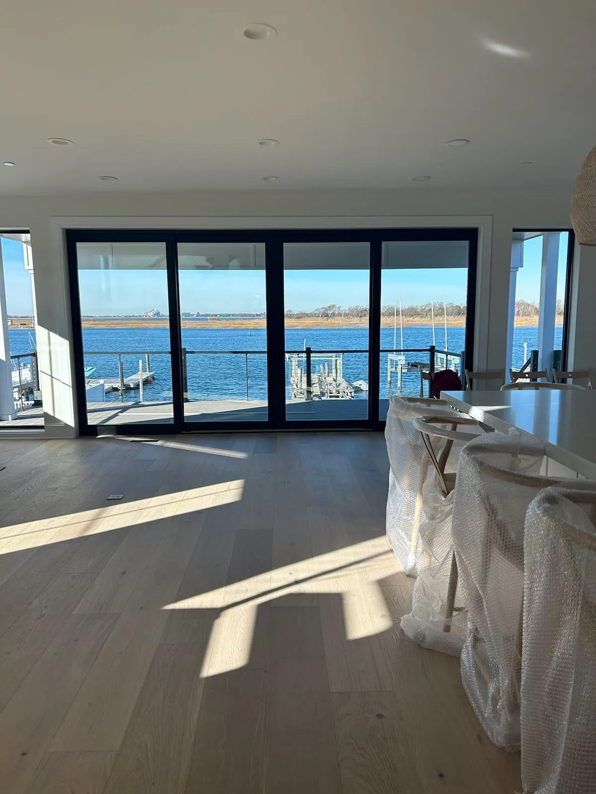 Wooden floor installation in Suffolk County, New York