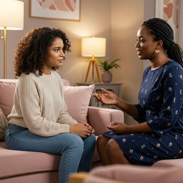 Christian woman speaking with confidence and peace, using her God-given voice