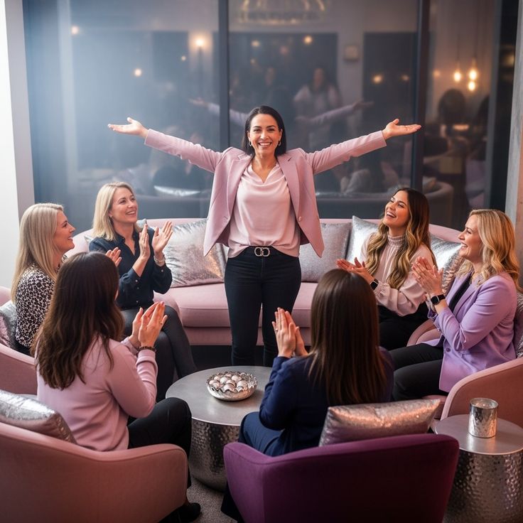 Christian women gathered in a faith-based leadership community for growth and support