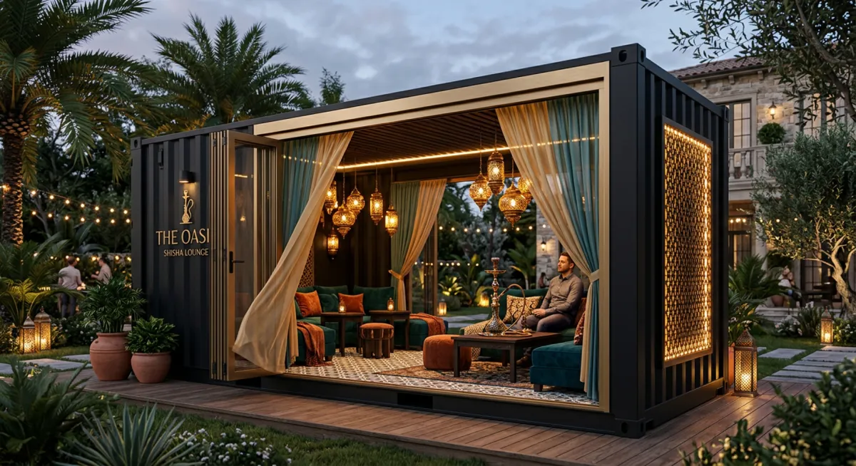 Custom modular retail unit storefront