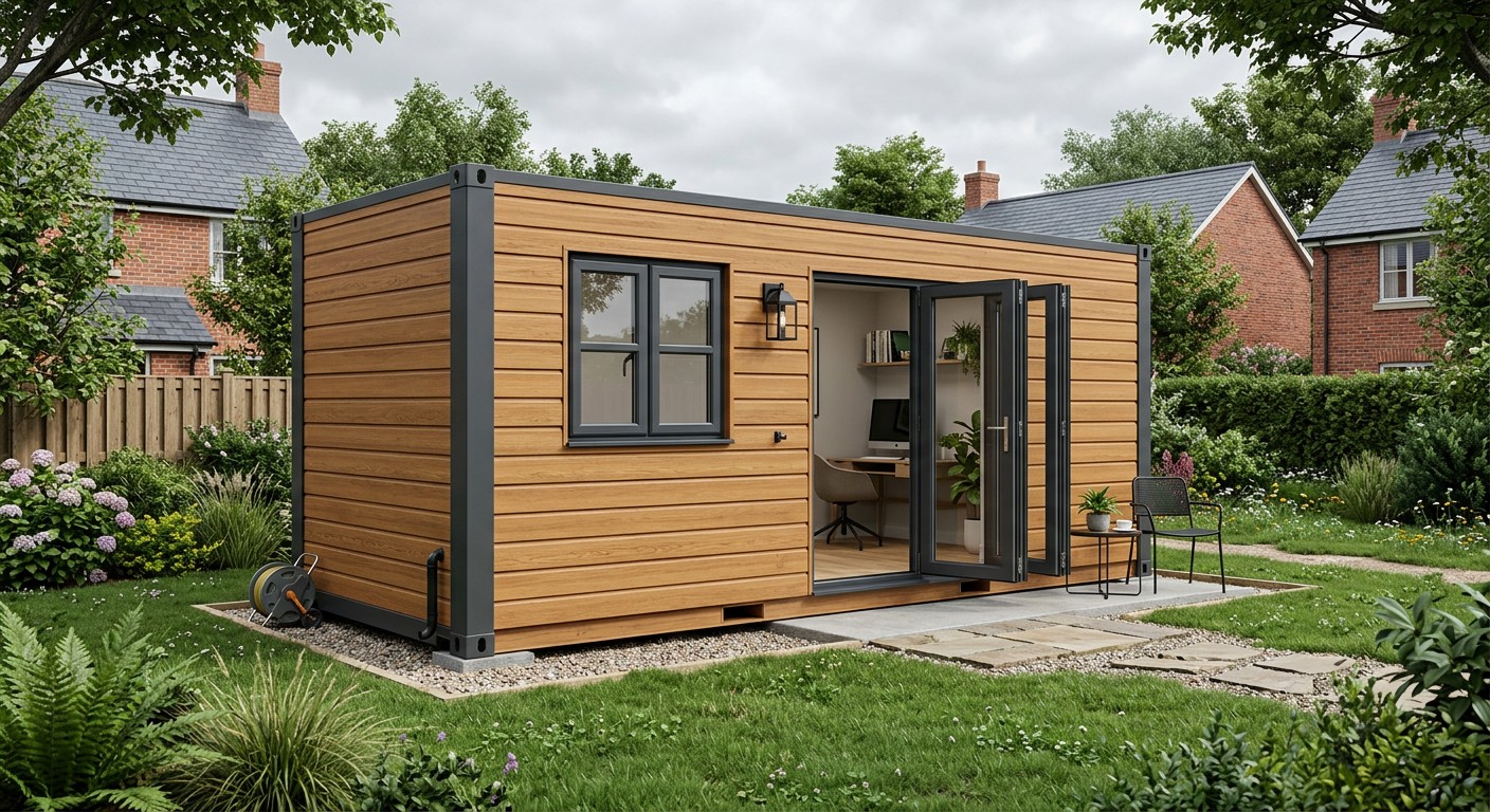 Construction-garden office by Bastion Build