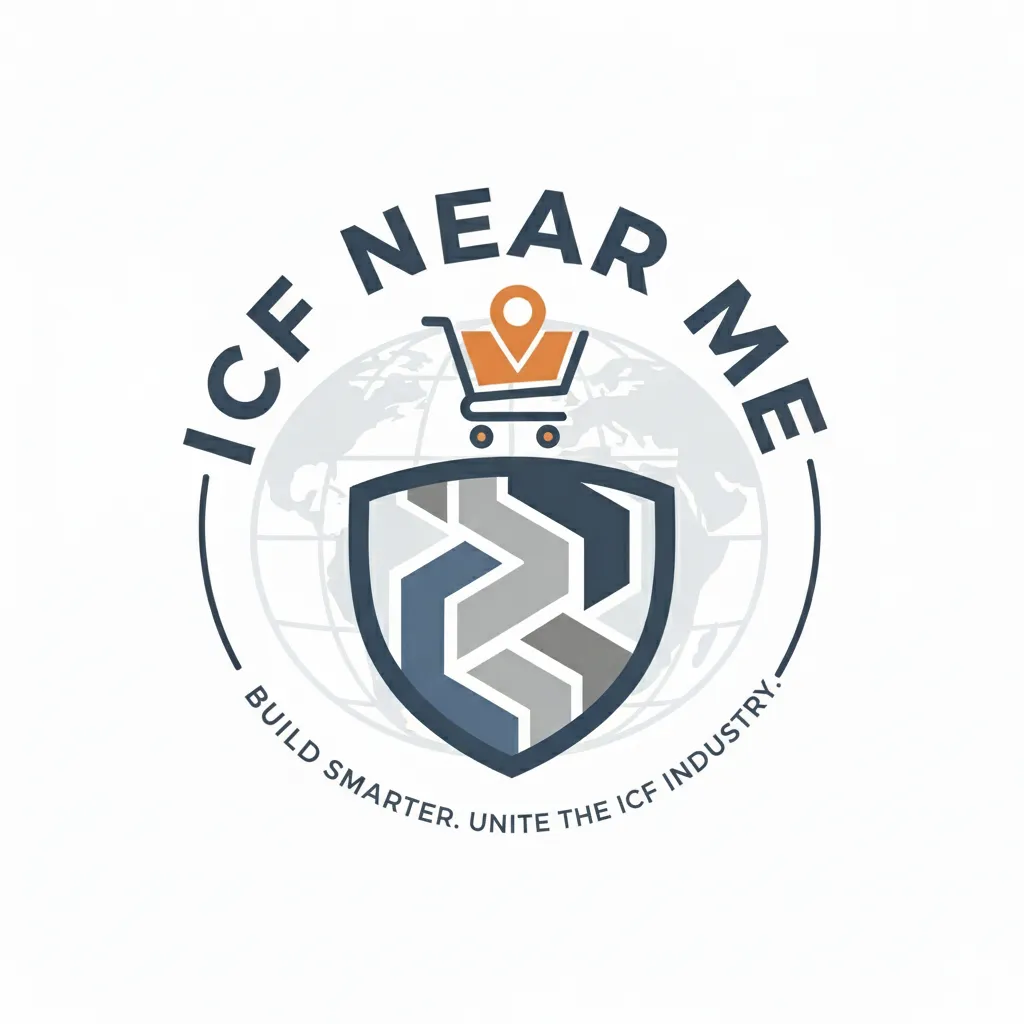 ICF Near Me logo for building officials, installers, homeowners, builders and distributors