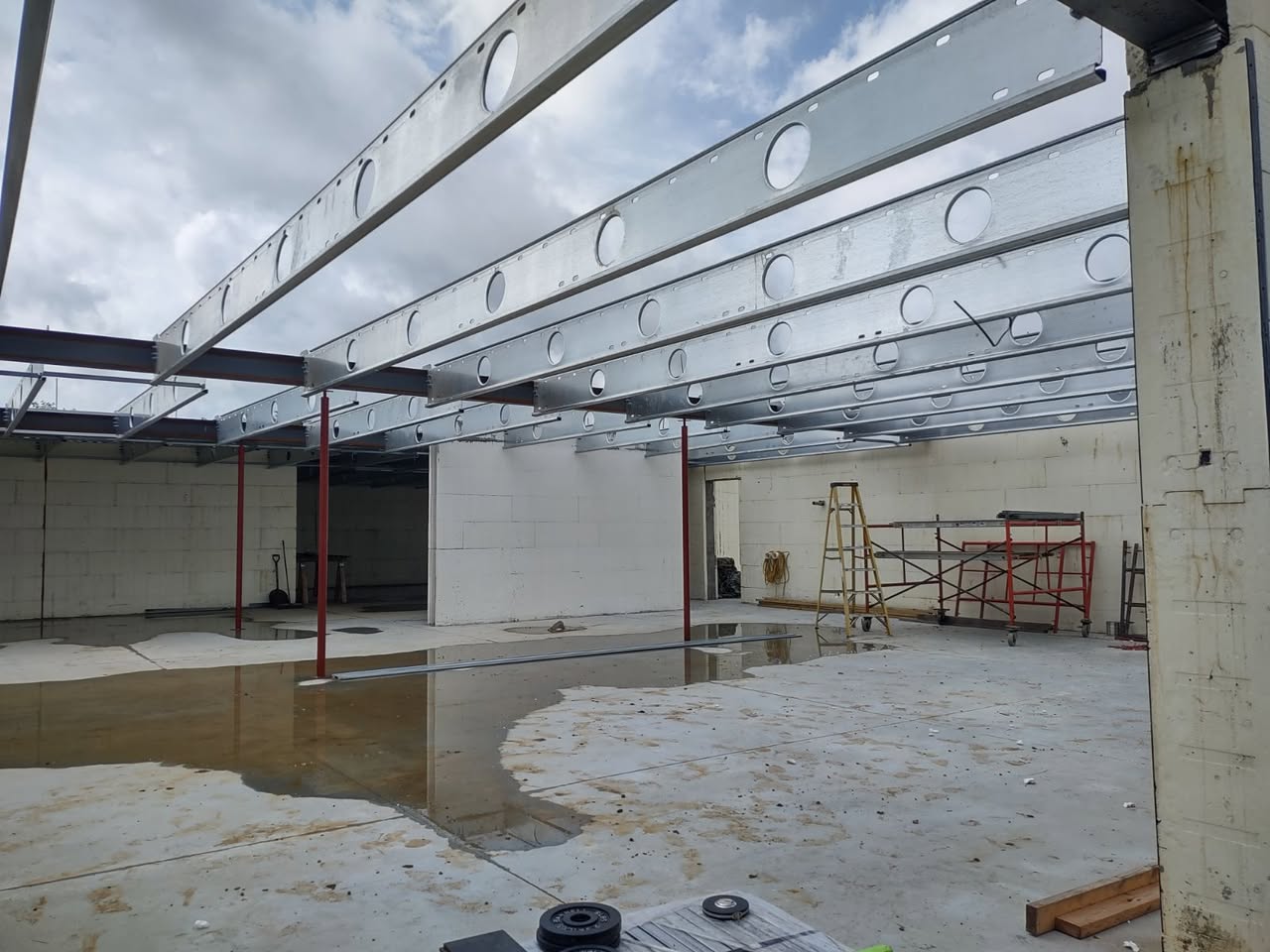 Completed ICF home with Super Floor concrete roof system in Ottawa, OH