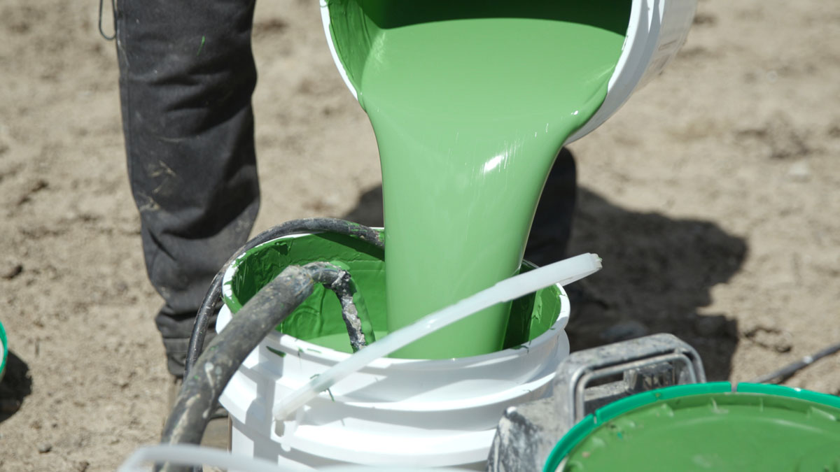 1:1 Ratio Mix for class A fire-rated Acrylic Waterproofing by Hulk Systems