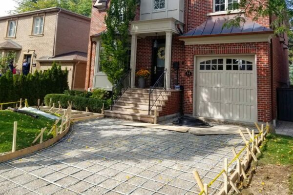 MST-BAR being used for flat-work on driveway in Huntington, WV