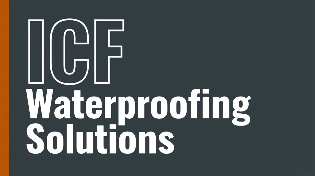 ICF Waterproofing Solutions Banner