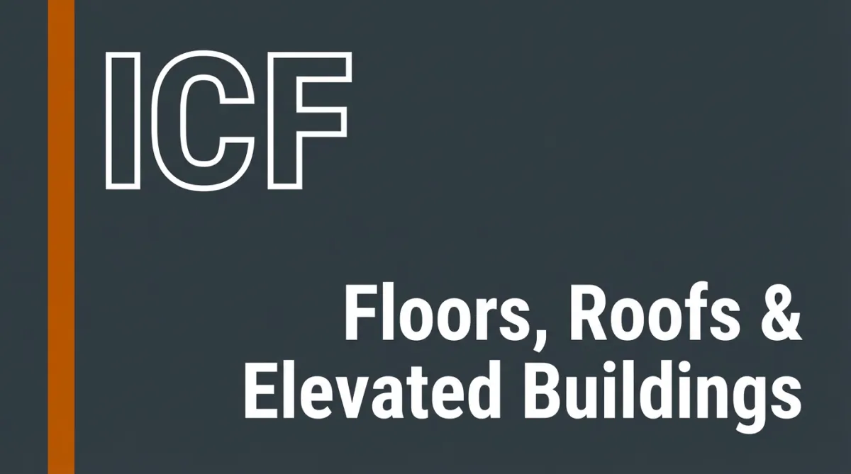 ICF Floors, Roofs & Elevated Buildings Label