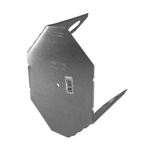 Product photo of the ICFVL8, the 8-inch Simpson strong-tie joist framing connector taken during photo shoot in Gulf Breeze, FL