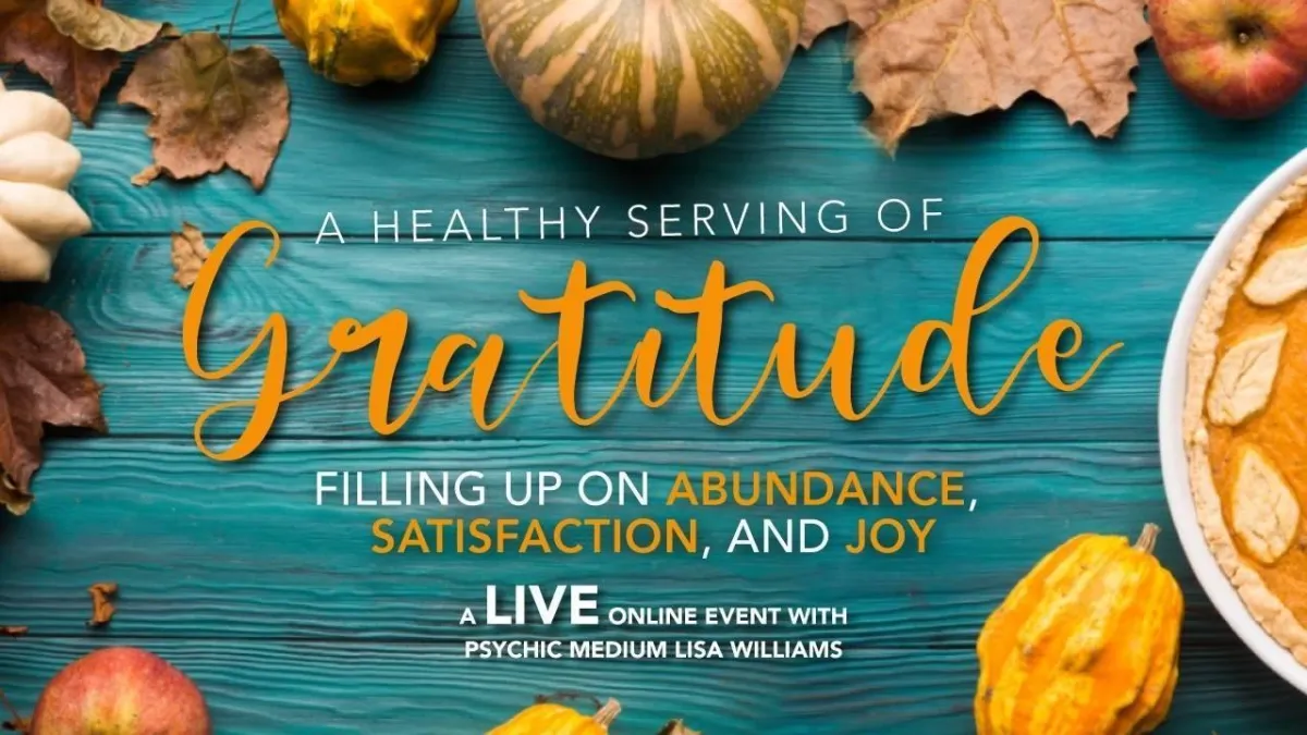 A Healthy Serving of Gratitude  and Abundance
