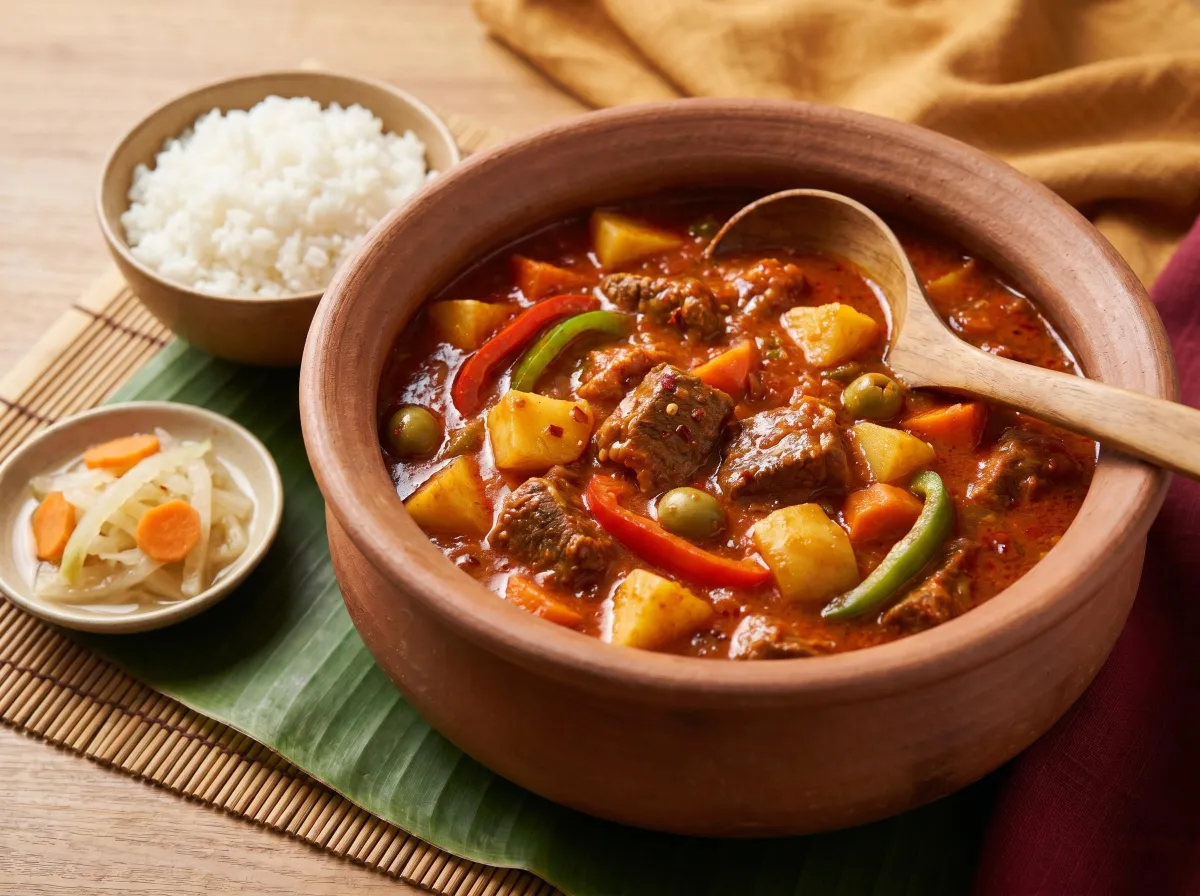 What Is Caldereta? The Filipino Spicy Tomato Meat Stew
