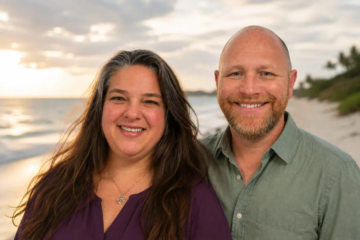 Paula and Topher working together