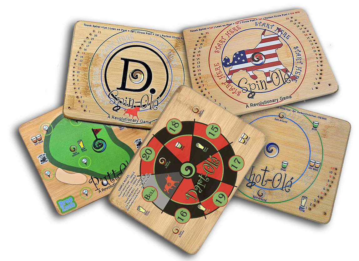 original Spin-Ole game board