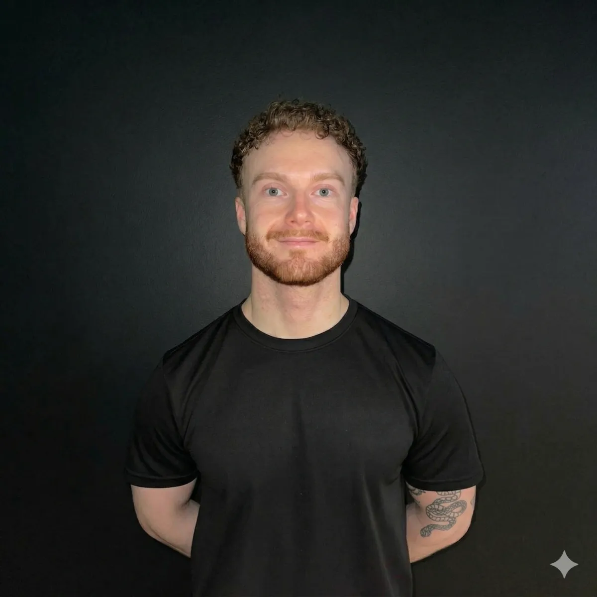 Portrait of Anna Berg, mid-40s, smiling professional in casual outdoor clothing, half-body against a neutral blurred background, natural lighting and approachable expression.
