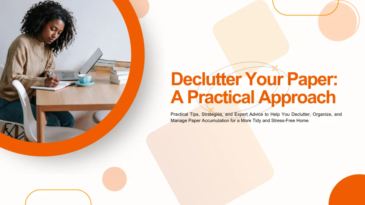 Guide to managing paper hoarding with practical strategies for decluttering and organizing documents.