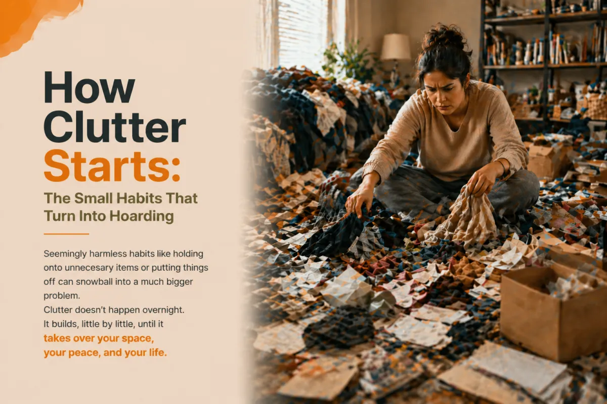 How Small Habits Lead to Clutter and Hoarding