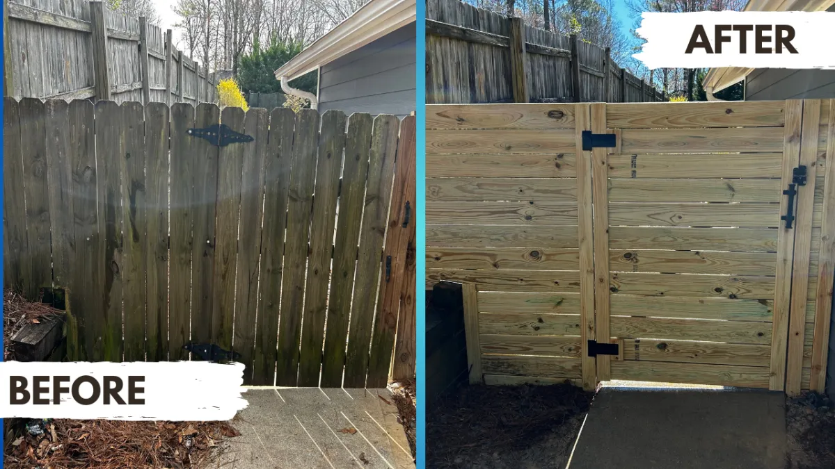 hand built fence gate replacements
