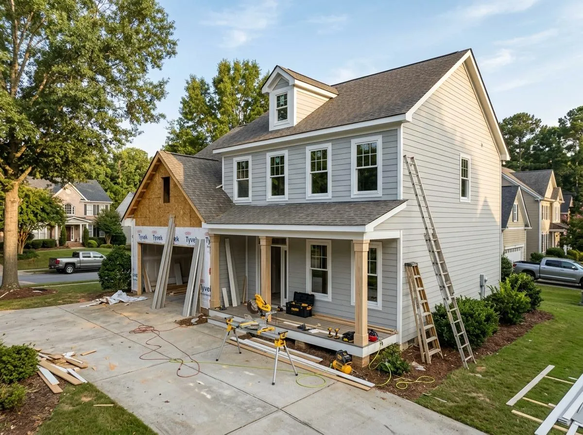 exterior carpentry project in kennesaw, ga