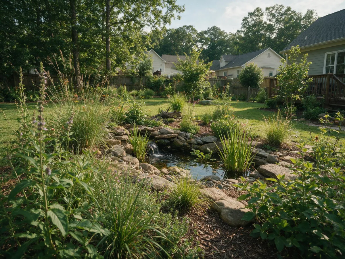 eco-friendly backyard