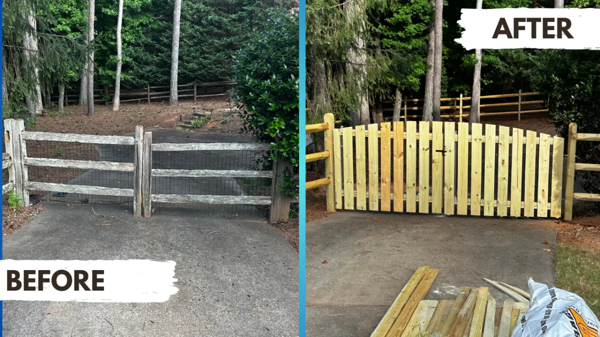 kennesaw wood fence gate replacement