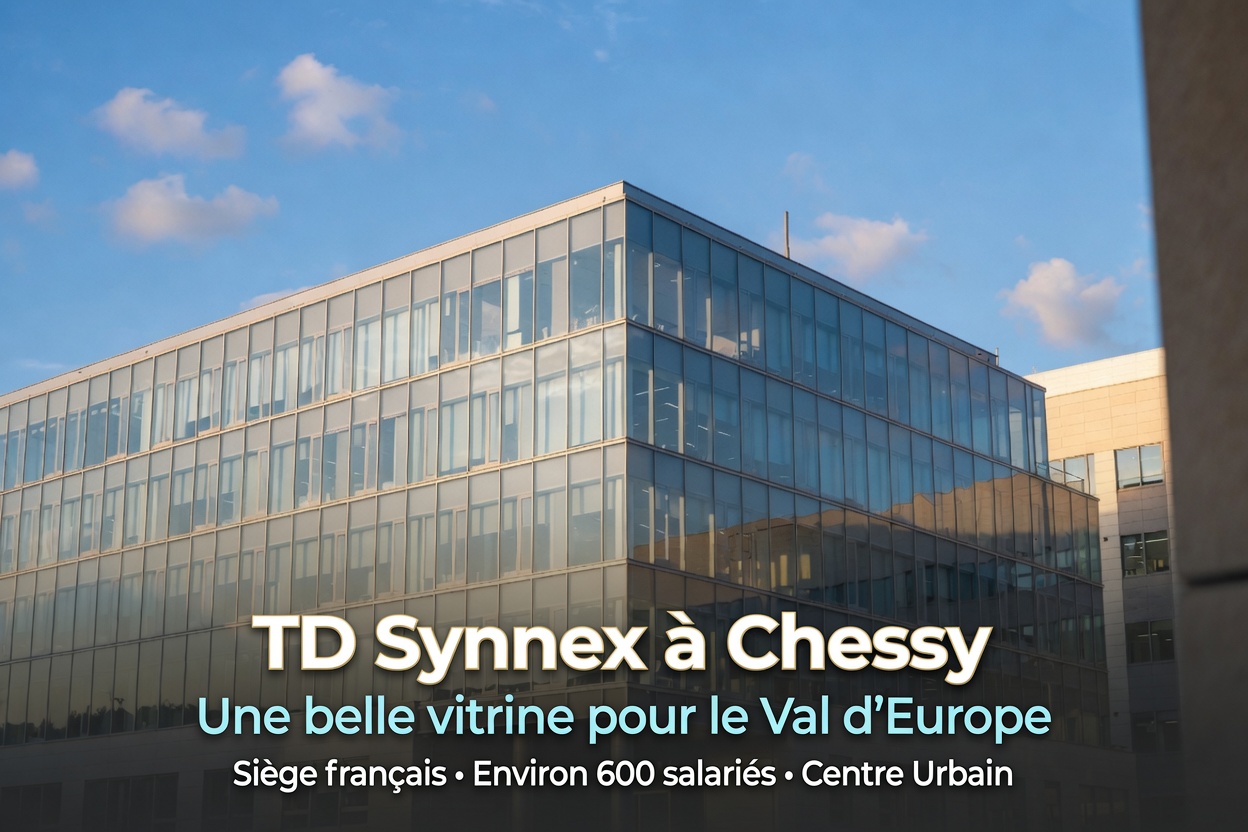 TD Synnex à Chessy : une belle vitrine pour Val d'Europe