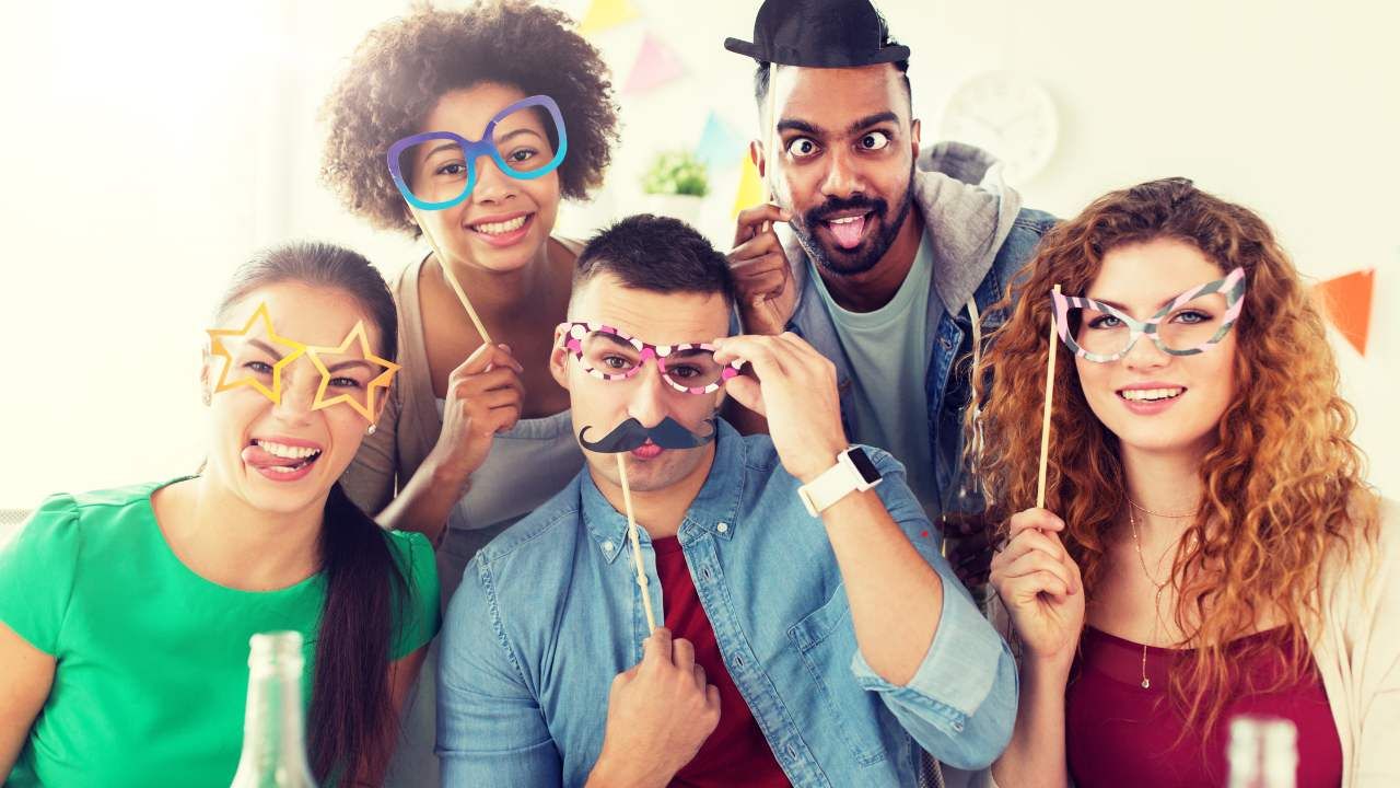 office party photo booth