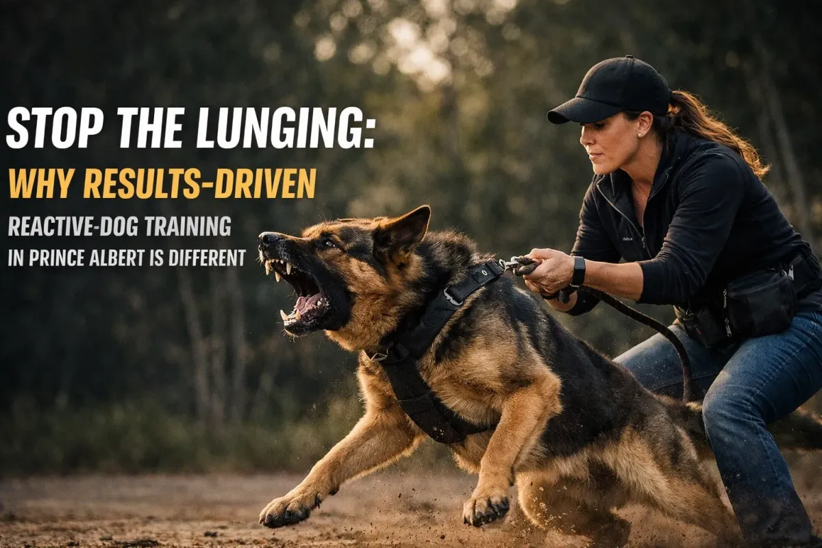 Stop the Lunging: Why Results-Driven Reactive Dog Training in Prince Albert is Different
