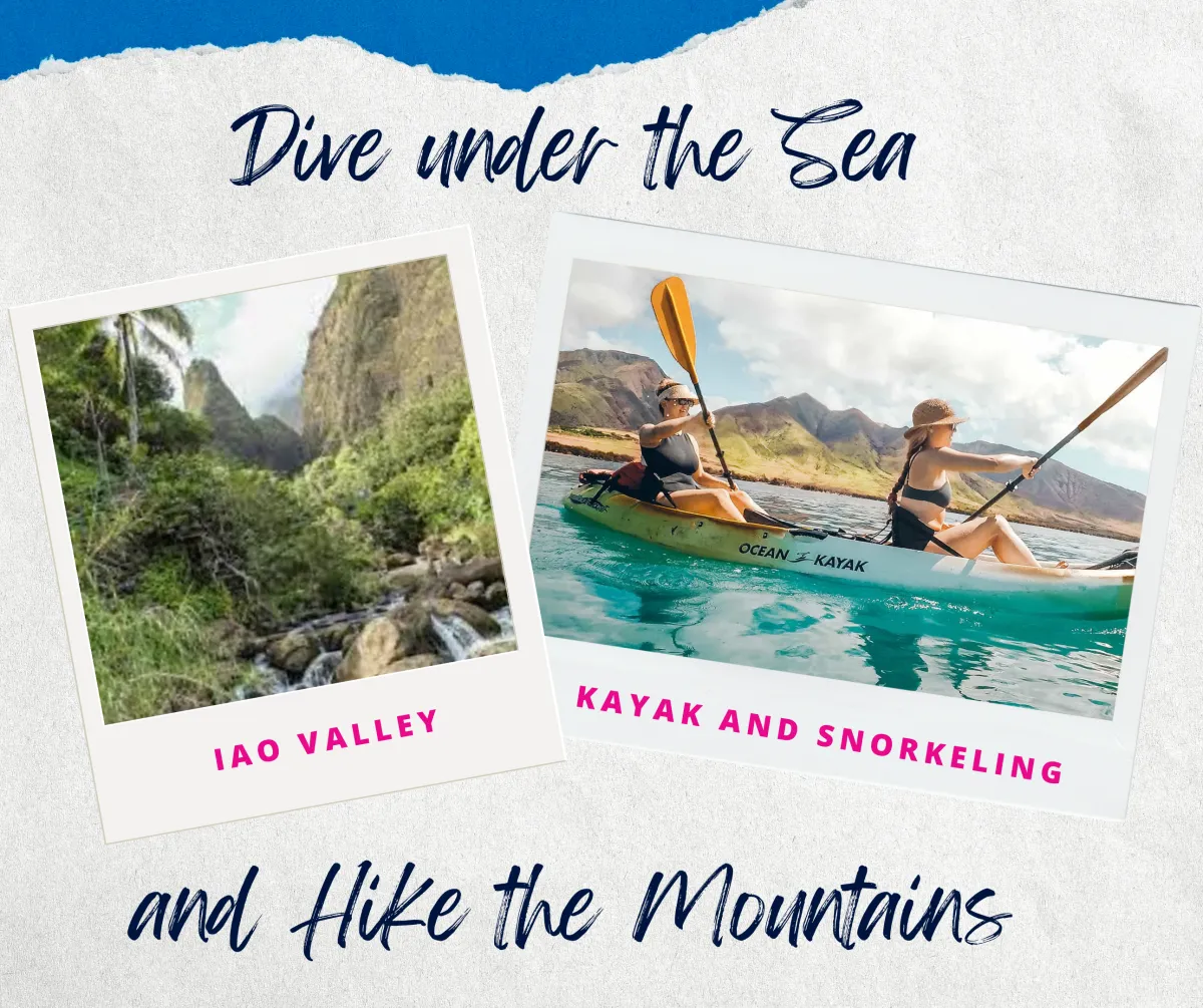 Kayak and Snorkeling Adventure and hike at IAO Valley