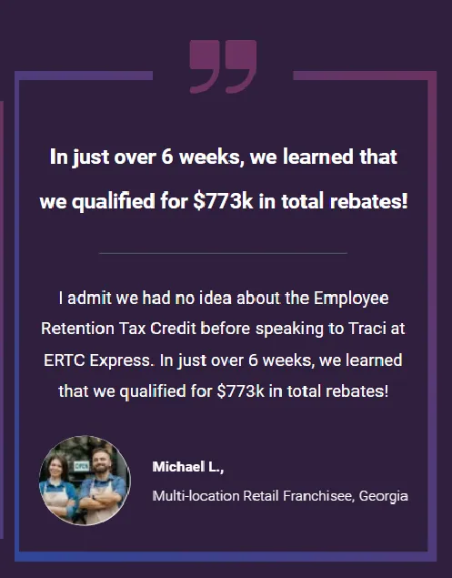 Image -successful ERTC claim
