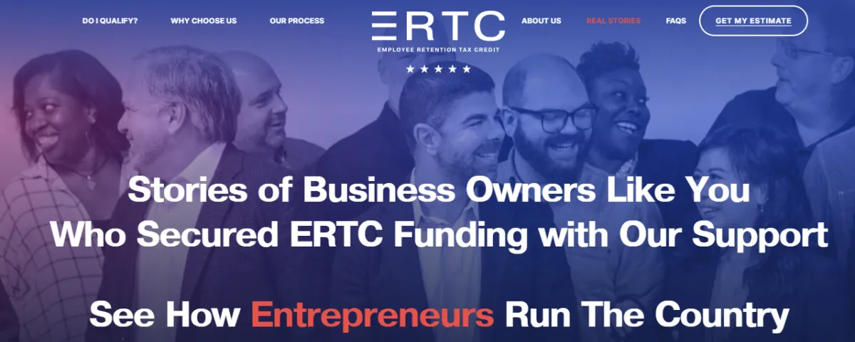 Image - business ERTC tax claim, refund, rebate