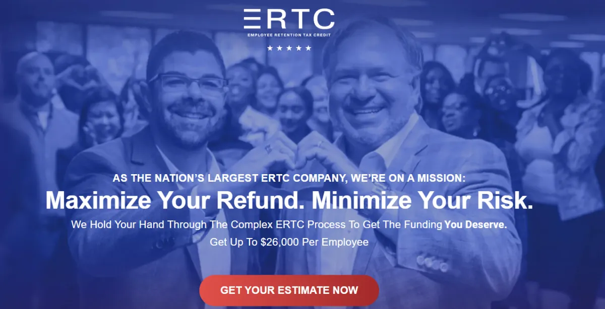 Image - business ERTC tax claim, refund, rebate