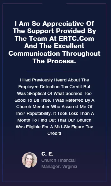 Image -successful ERTC claim