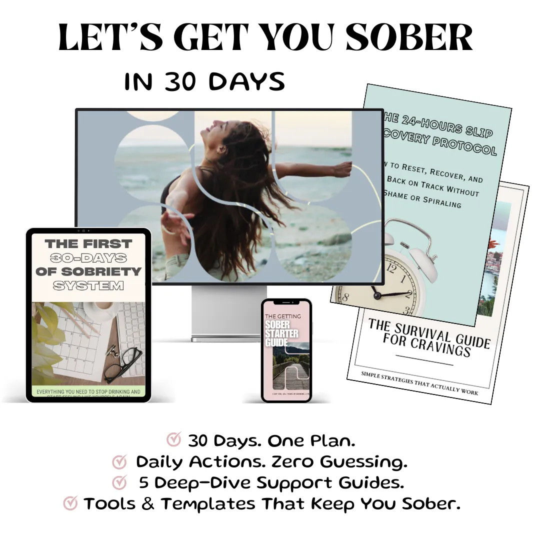 EARLY SOBRIETY GUIDE. 30 FIRST DAYS OF SOBRIETY DEEP-DIVE SOBER SUPPORT GUIDES.
