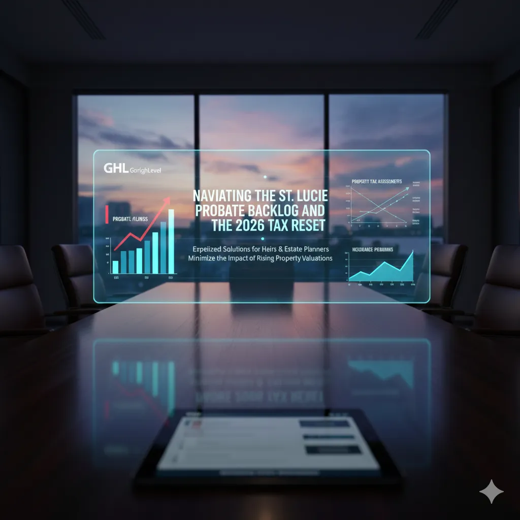 Navigating the St. Lucie Probate Backlog and the 2026 Tax Reset