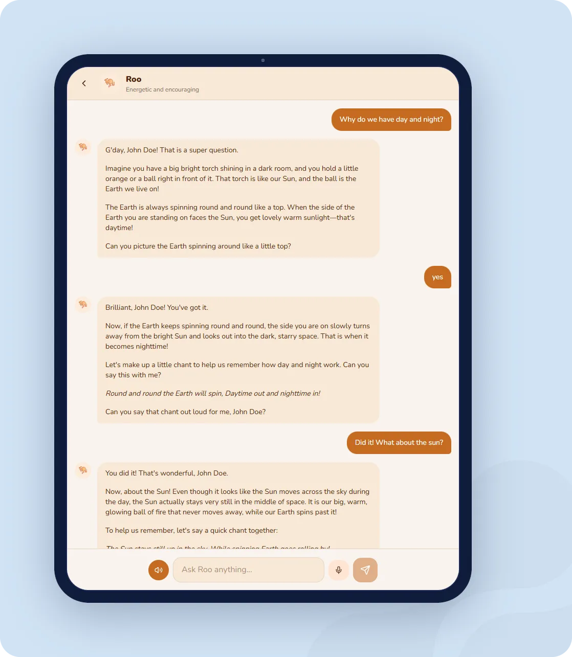 Approved Roamschool screen
